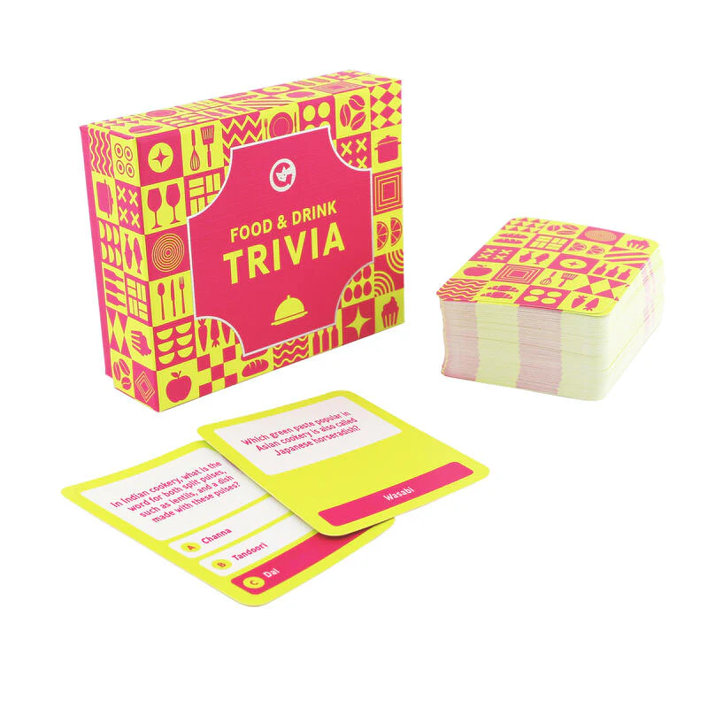 Food & Drink Trivia Card Game