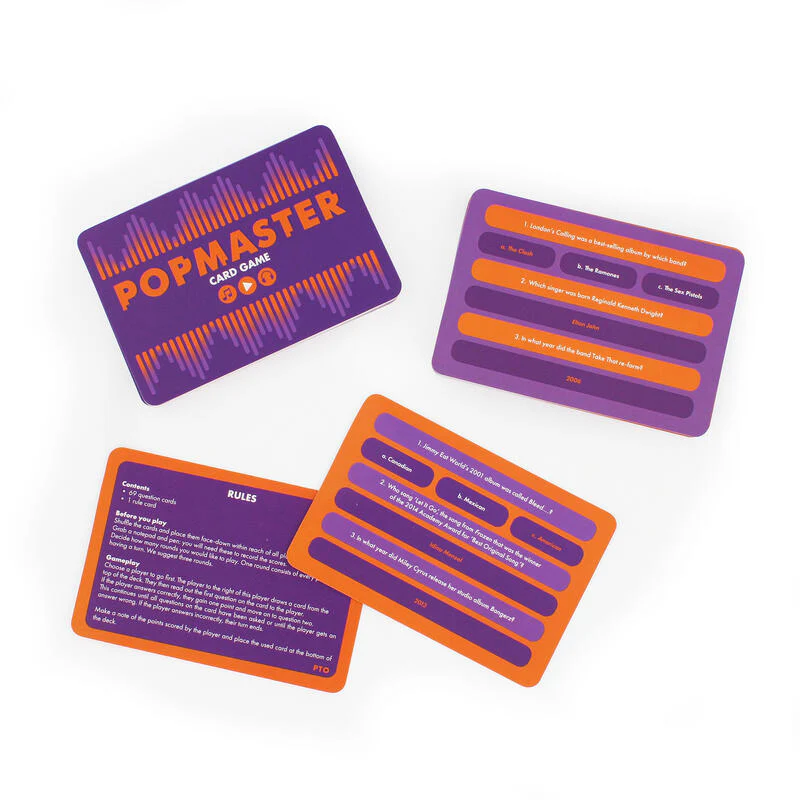 Popmaster Special Edition Quiz Card Game - Image 3